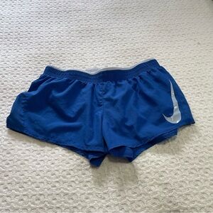 Nike Women's Blue Shorts ~Size L ~ Workout or Athletic Wear
